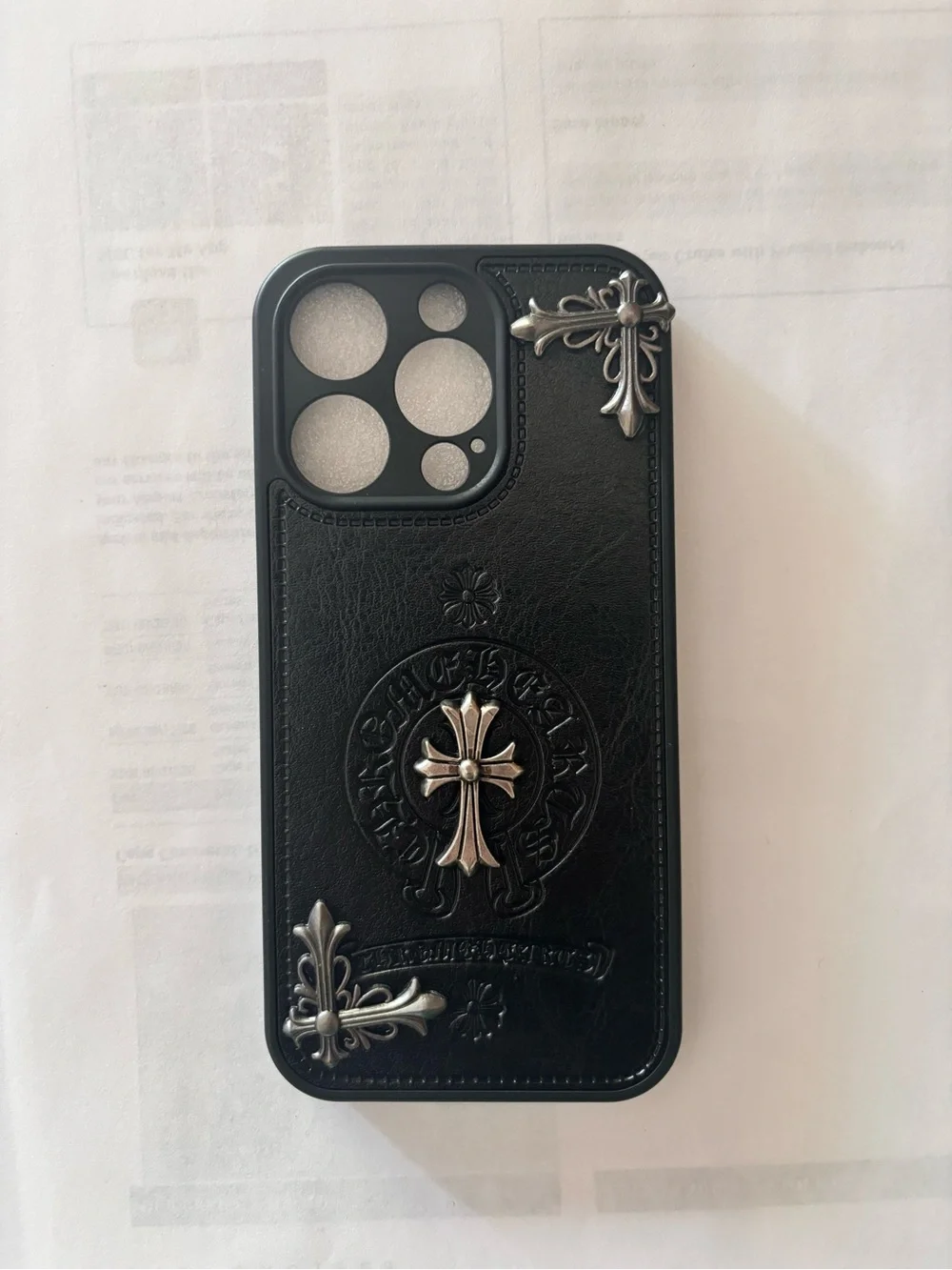 Chrome hearts iPhone 15 pro case